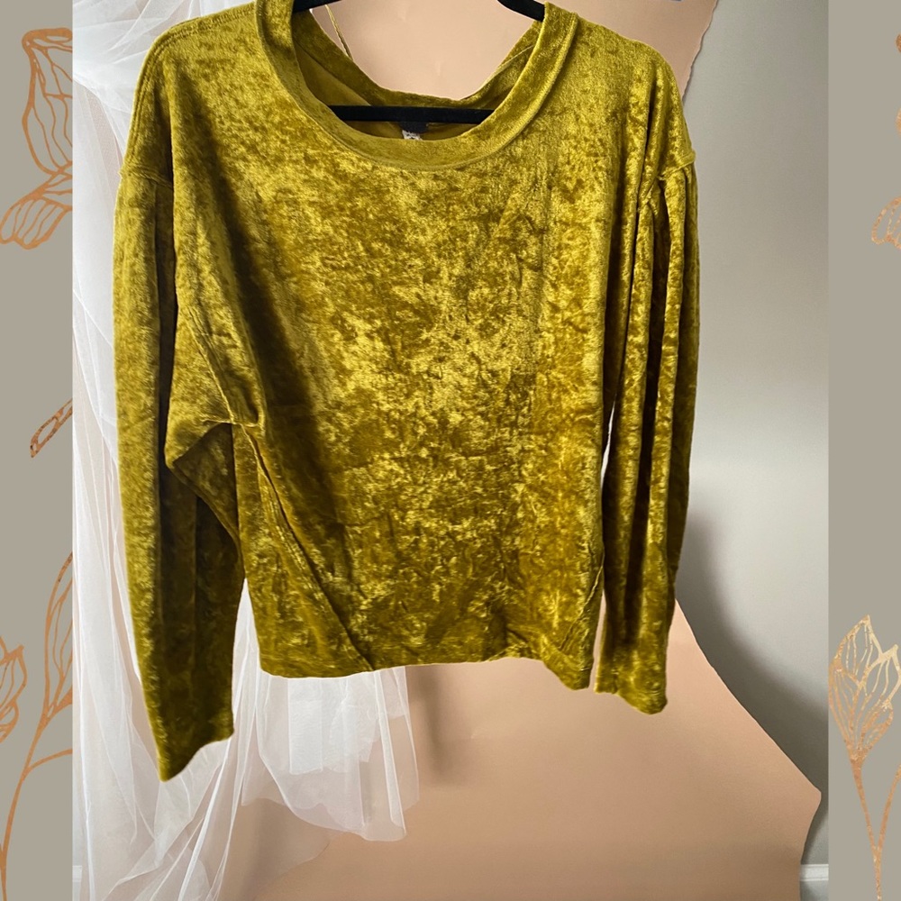 Free The People velvet sweater